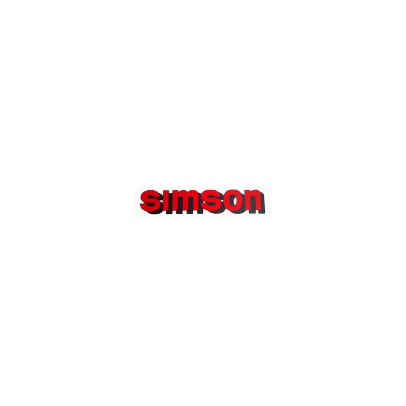 Klebefolie Simson-Tank, rot