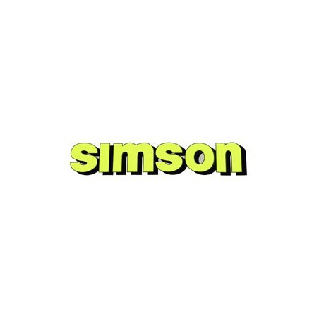 Klebefolie Simson-Tank, neon-gelb