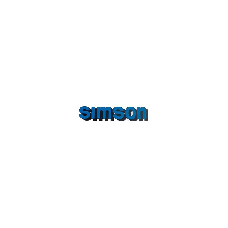 Klebefolie Simson-Tank, blau