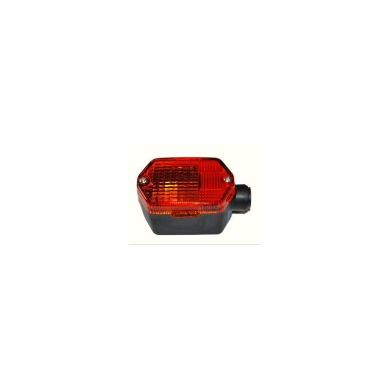 Blinkleuchte BL80 - eckig , Lichtaustritt orange - Rohrdurchmesser 15 mm - S53, S83, SR50, SR80, MZ ETZ