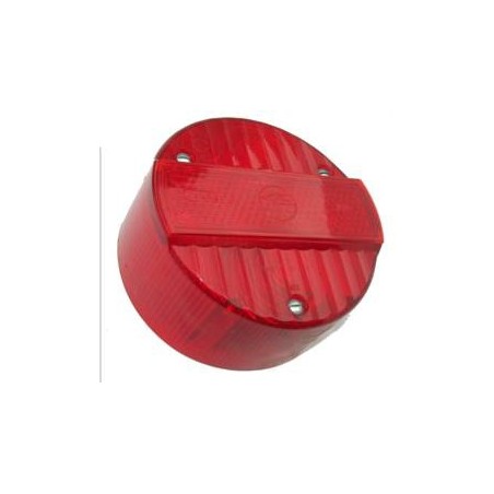 Rücklichtkappe für Bremsschlussleuchte BSL ohne Kennzeichenbeleuchtung), ø 120mm - rot - 3 Schrauben