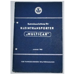 Betriebsanleitung für Kleintransporter Multicar