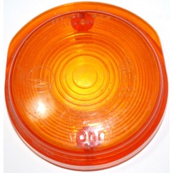 Lichtaustritt vorn, Blinkerkappe Ø80 mm, orange