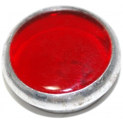 Kontrollglas Rot - PVC in Alueinfassung - für Ø16mm-Bohrung - passend für AWO, RT, BK, R35, Vogelserie