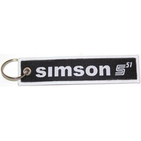 Stoff-Schlüsselanhänger - Motiv: SIMSON S51