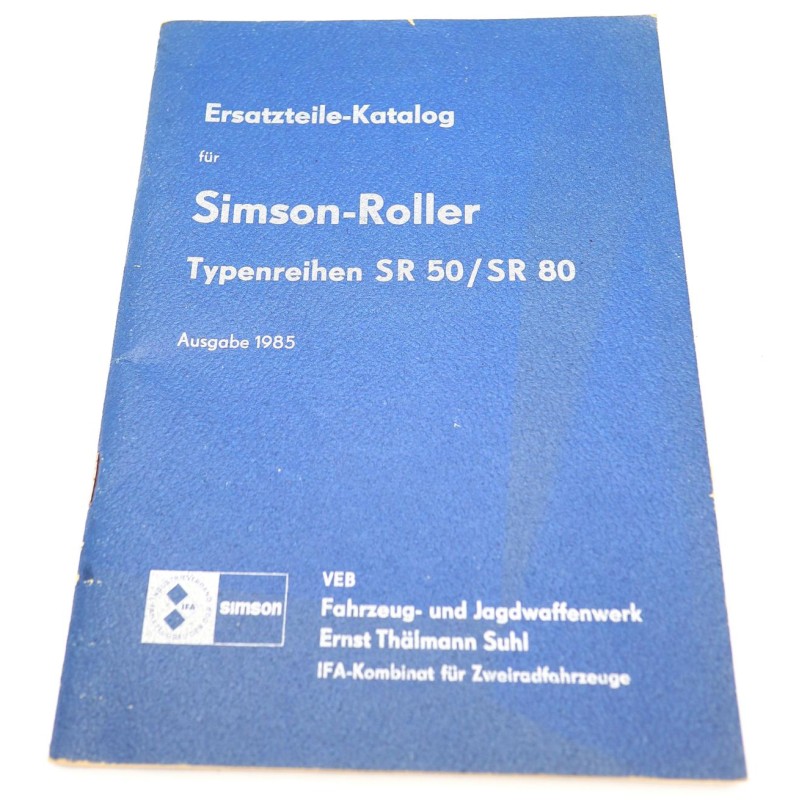 Ersatzteil-Katalog für Simson-Roller SR50/SR80