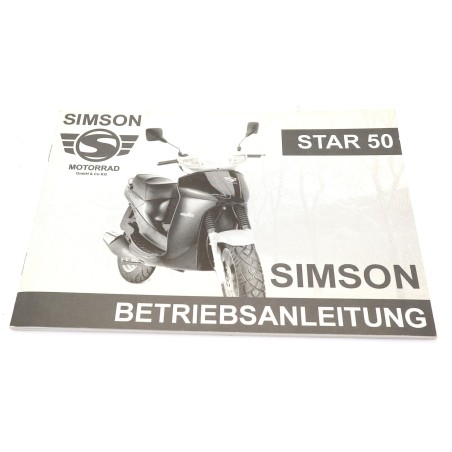 Betriebsanleitung  Simson Star 50
