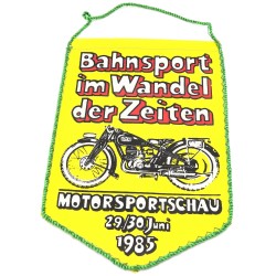 Wimpel Bahnsport  Motorsportschau 750 Jahre Teterow 1985